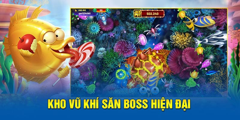 Kho vũ khí săn boss hiện đại